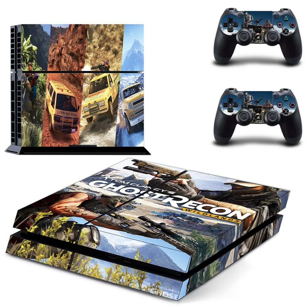 Наклейка на кожу Tom Clancy's Ghost Recon Wildland PS4 Виниловая наклейка для консоли Sony Playstation 4
