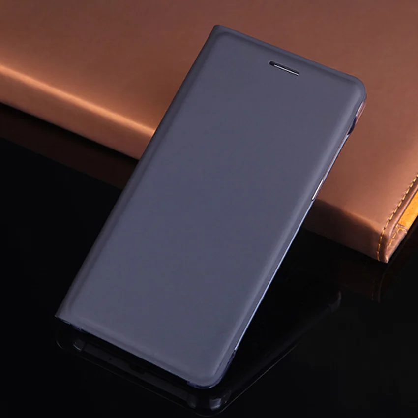 Кожаный чехол с откидной крышкой для телефона Samsung Galaxy Grand Prime SM G530 G530H G531 G531H G531F SM-G530H SM-G531H бумажник для карт 360 - Цвет: Black