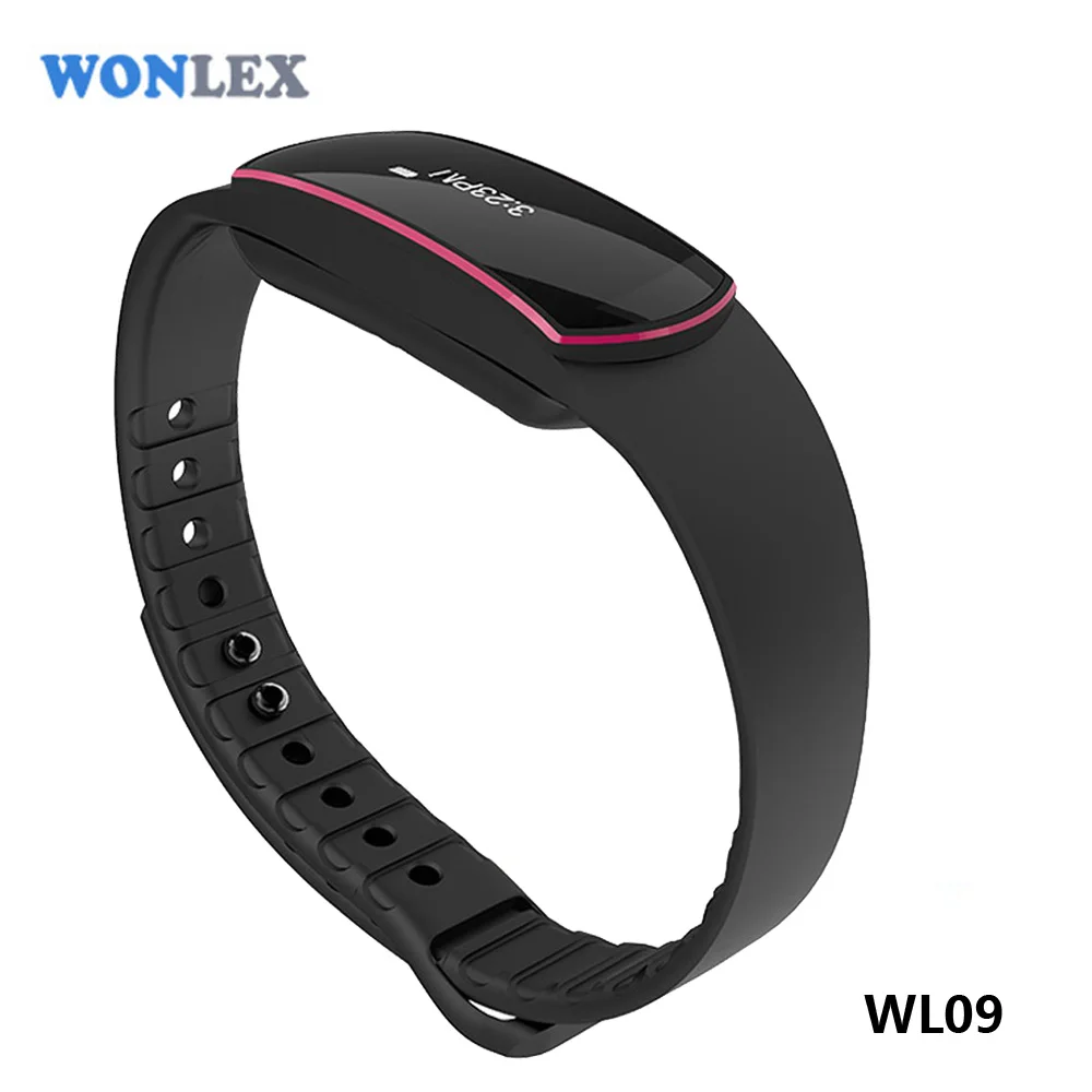 Wonlex WL09 Bluetooth браслет IP67 Водонепроницаемый телефонах Android для IOS Фитнес 0 86 OLED