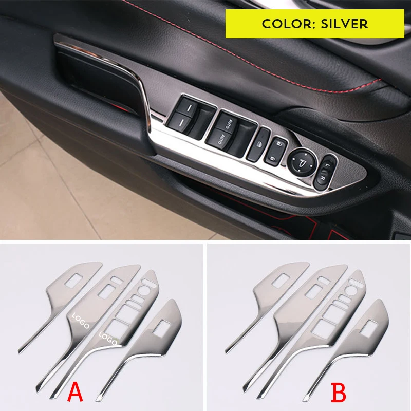 4 шт./лот стильный подлокотник из нержавеющей стали для автомобильного интерьера