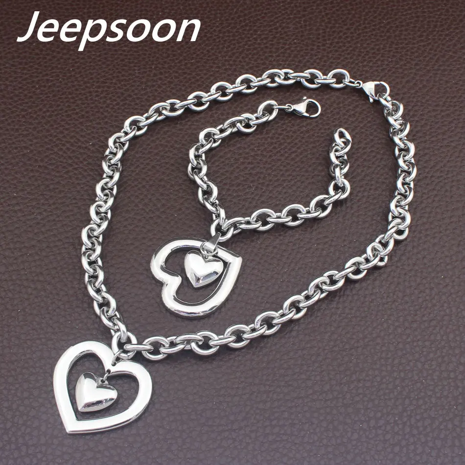 Горячая продажа Нержавеющая сталь модное ювелирное изделие в виде сердца