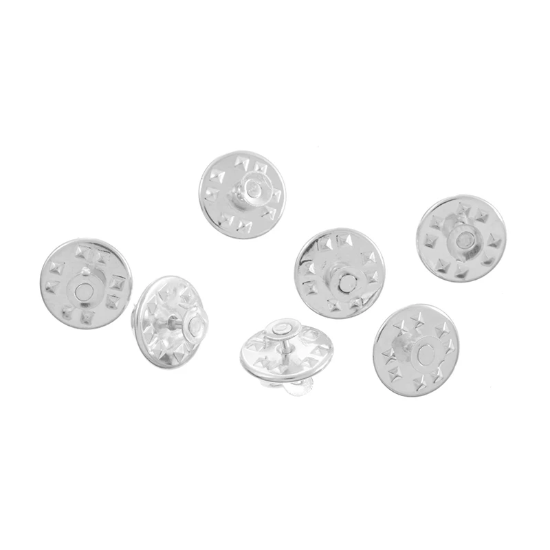 MJartoria 200 Наборы Серебряный Цвет Галстук Tac Pad &amp Tie Squeeze Pins подходят самодельные
