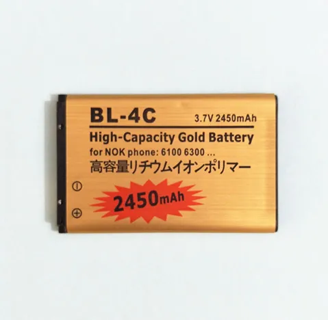 AZK Gold BL-4C battery for Nokia 6100 6300 6260 6125 6136S 6170 6301 7705 7200 7270 8208 1506 1508 1661 BL4C Phone Battery | Мобильные