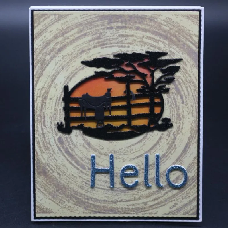 FeLicearts новые металлические режущие штампы трафареты рамки дерева для