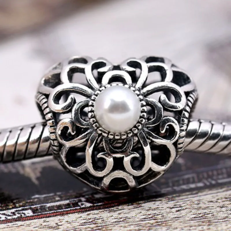 

100% Аутентичные Φ Подвески бусины с жемчугом подходят для PAN браслетов DIY оригинальные серебряные ювелирные изделия