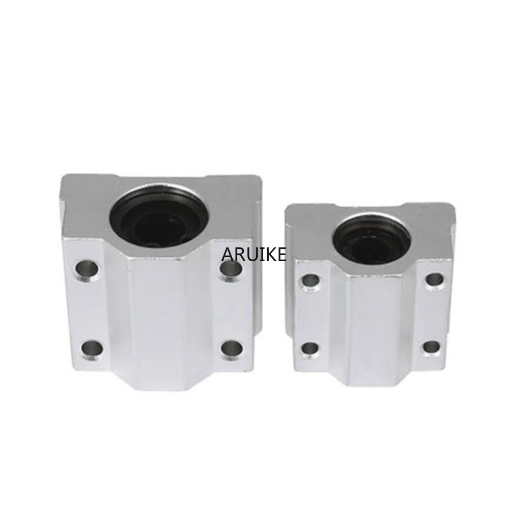 4pcs SCS8UU SC8UU 6mm/8mm/10mm/12mm/16mm/20mm Linear Motion Ball Bearing CNC Slide Bushing for linear shaft DIY 3D printer part |
