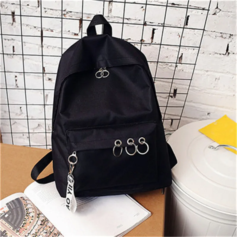 Подростковая Женская мода кольцо украшения плеча Bookbags ранец Путешествия Рюкзак звезда тот же пункт B# Прямая поставка