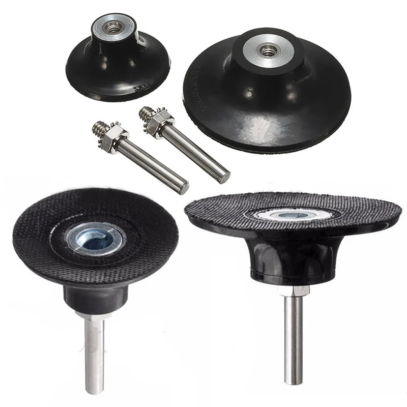 Rubber 2" & 3" Roll & Lock Rotary Sanding Disc Pad Holder Black with 2pcs 1/4" Shank Mayitr Grinding Abrasive Tools
Rubber 2" & 3" Roll & Lock Rotary Sanding Disc Pad Holder Black with 2pcs 1/4" Shank Mayitr Grinding Abrasive Tools
