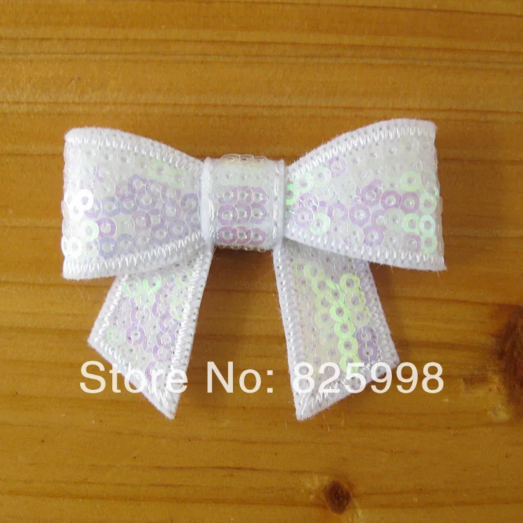 New 30pcs/bag Mix Newborn Infant Sparkly Embroider AB Colorful Sequin Bow Headband Flowers Baby Kids Head Flower Free Shipping | Мать и