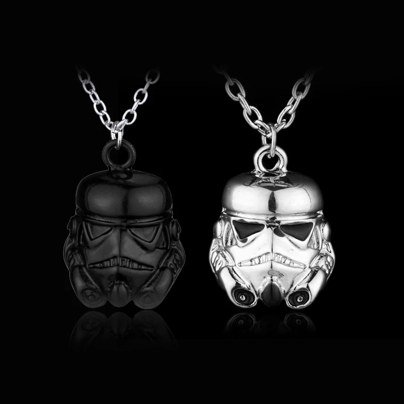 Millennium Falcon Star Wars ювелирные изделия Винтаж серебро Металл истребитель самолет кулон из фильма Готический стиль цепочки и ожерелья мужские