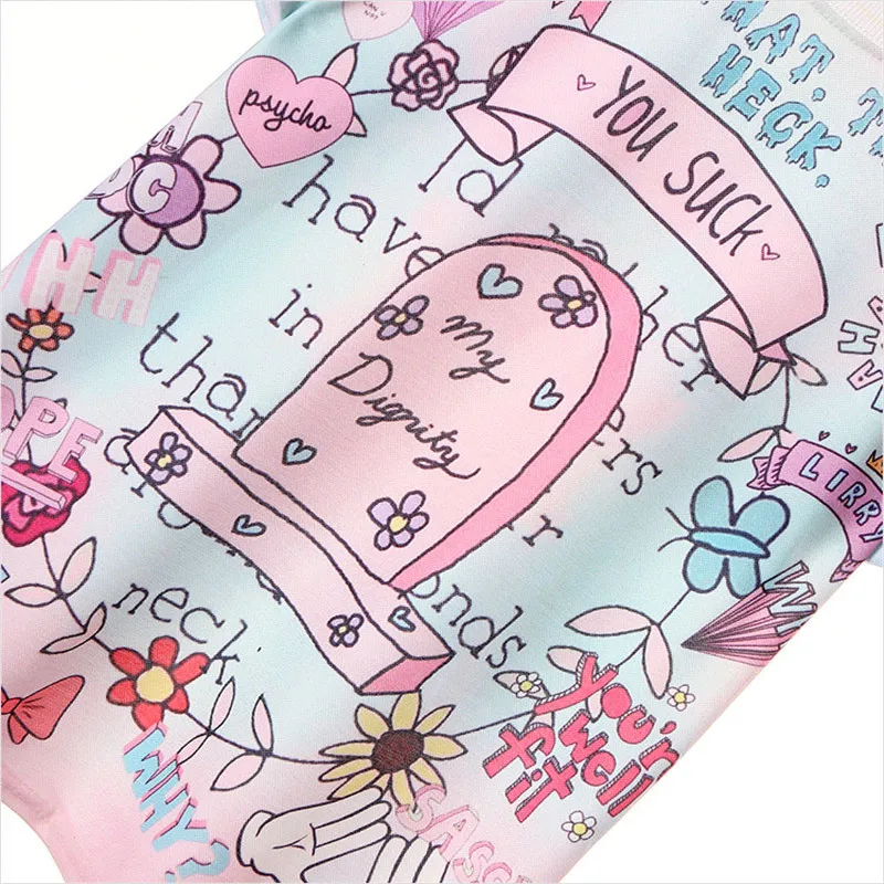 Футболка женская в стиле Харадзюку Повседневная летняя рубашка с принтом