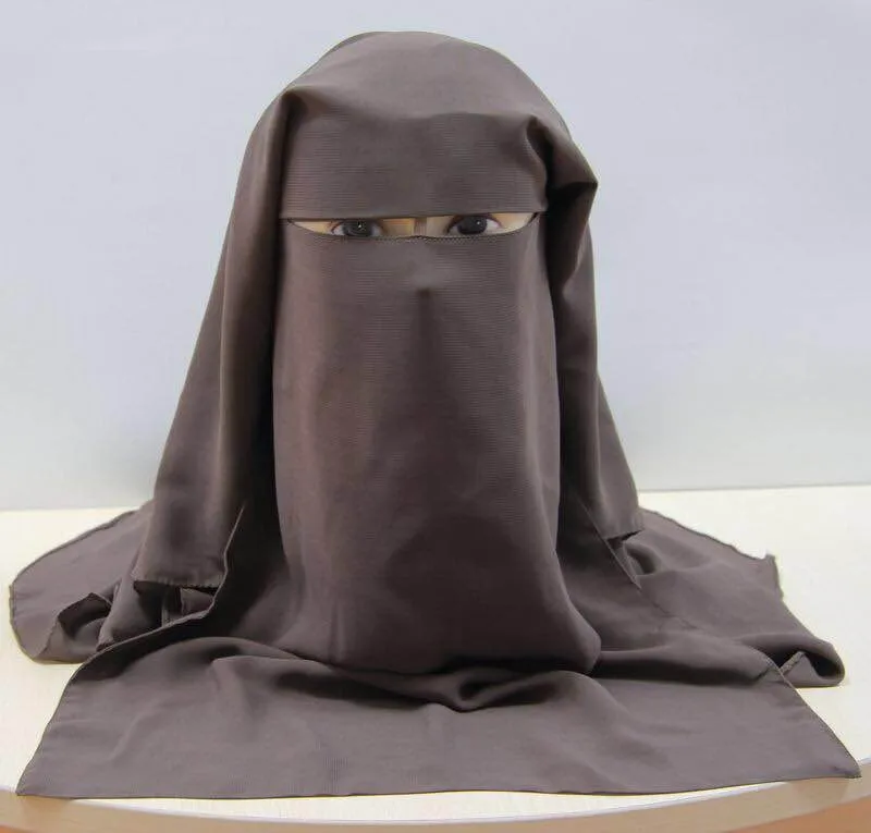 Мусульманская трехслойная шапочка Niqab Burqa хиджаб кепка новый однотонный