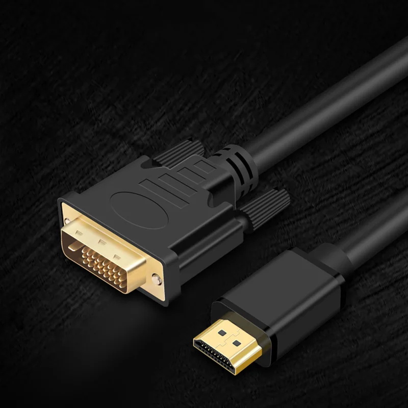 HDMI/DVI 24 + 1 Pin адаптер HDMI DVI к кабель 3D 1080 P цифровой аудио конвертер 4k для LCD DVD HDTV