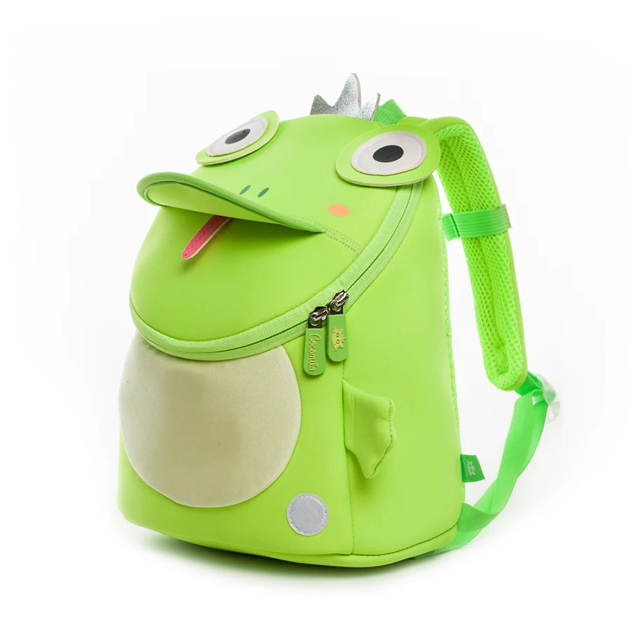 Cocomilo Inch Lovely Cartoon Zoo Animals Prince frog School Bags For Girls Children Kids Backpack Schoolbag Mochila Infantil