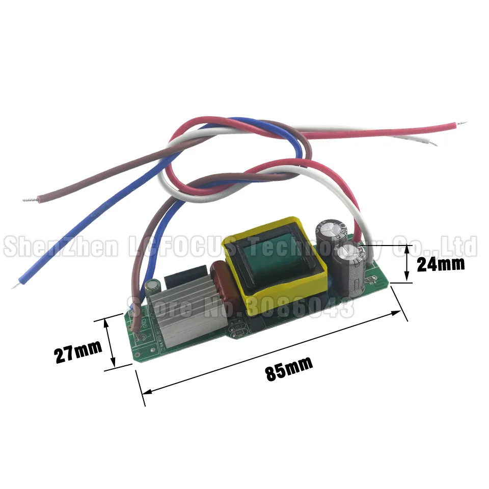 5 шт. 6-12S* 3P 30 Вт 36 Вт Светодиодный драйвер AC85-277V 900mA 1 Вт Светодиодный S освещение Трансформатор для 18 Вт 21 Вт 24 Вт 27 Вт 30 Вт 36 Вт лампочка прожекторов