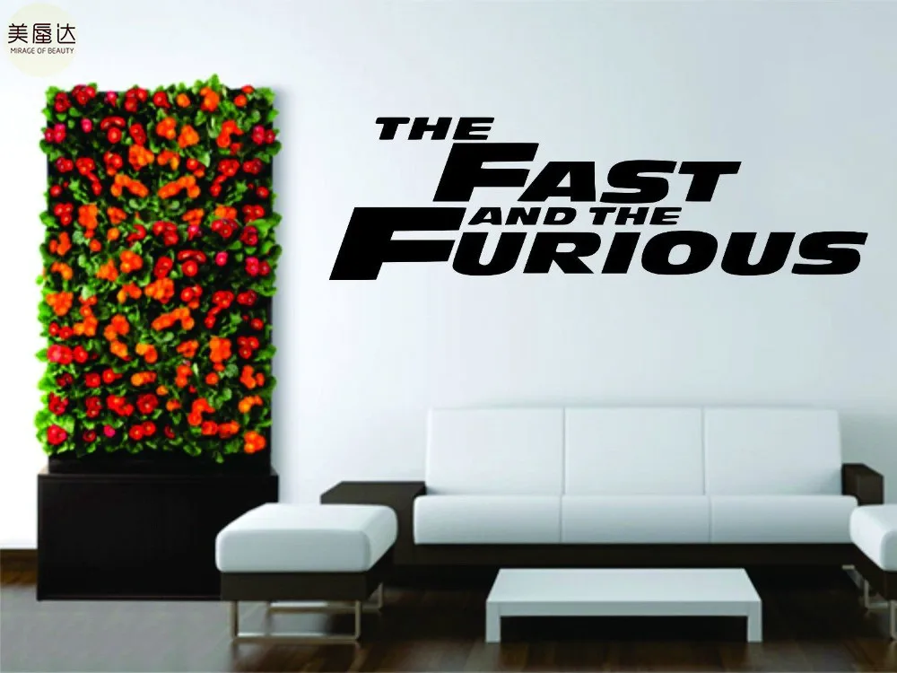 Наклейка для декора наклейка с надписью Fast Furious Diesel|Наклейки на стену| |