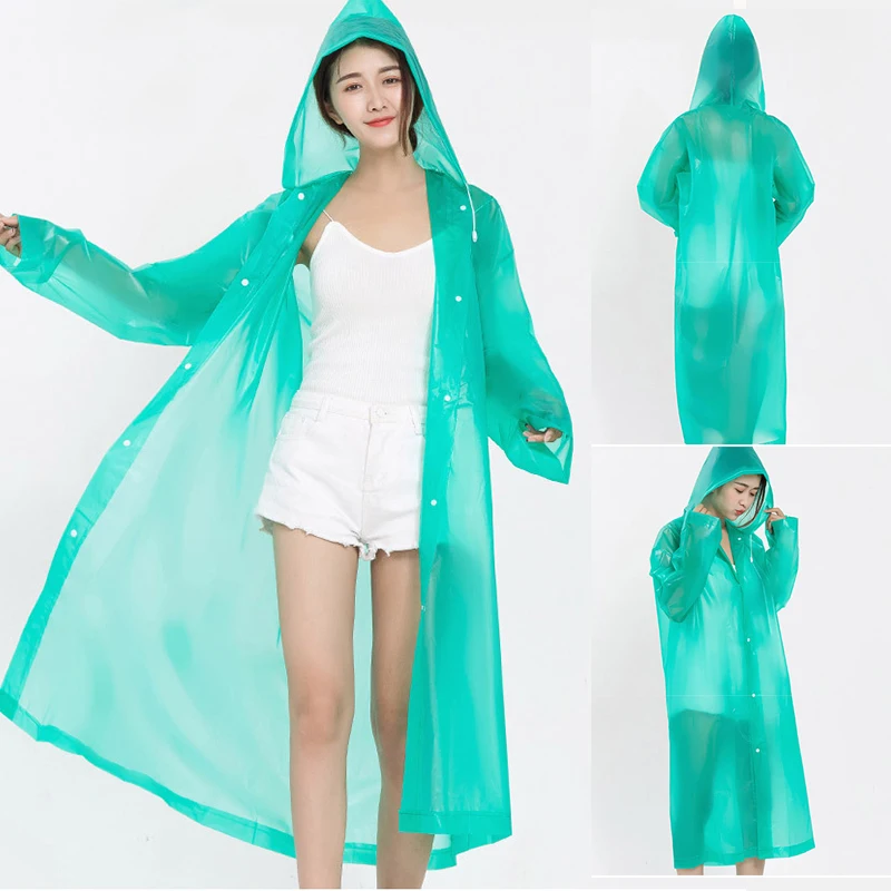 Новые Модные плащь прозрачный водонепроницаемый плащ женский желтый взрослый