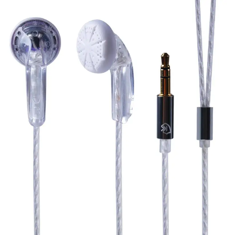 white K's наушники K300 300 Ом Сопротивление в ухо наушники вкладыши 300 Ом наушники с плоской головкой затычки для ушей - Цвет: white