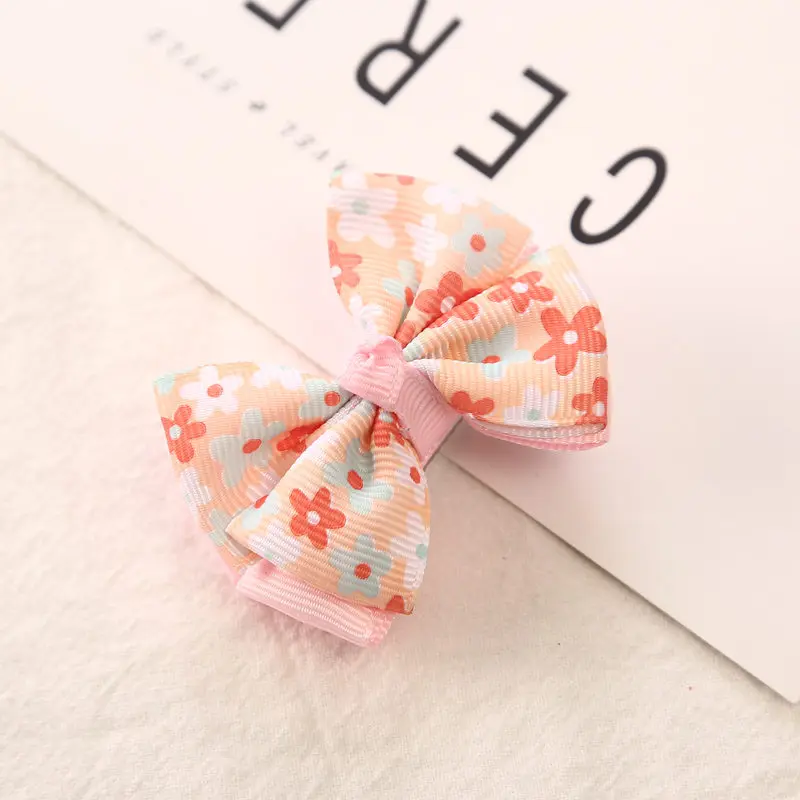 Style 9 2 шт.; однотонные детские заколки для волос с бантом из ленты для девочек; заколки для волос; эксклюзивные заколки для волос; аксессуары для волос; головной убор принцессы ручной работы - Цвет: Style 9