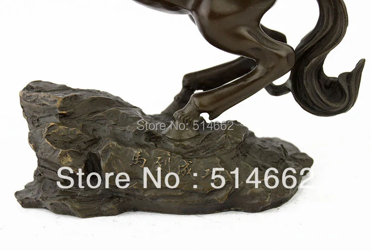 Латунные фэншуй статуи лошадей скульптуры больших успех | Дом и сад