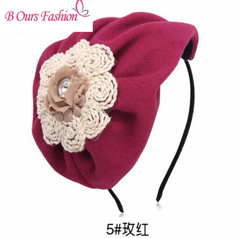 Женский обруч для вечерние зимний волос с бархатным цветком|girls headbands|headband styleshair