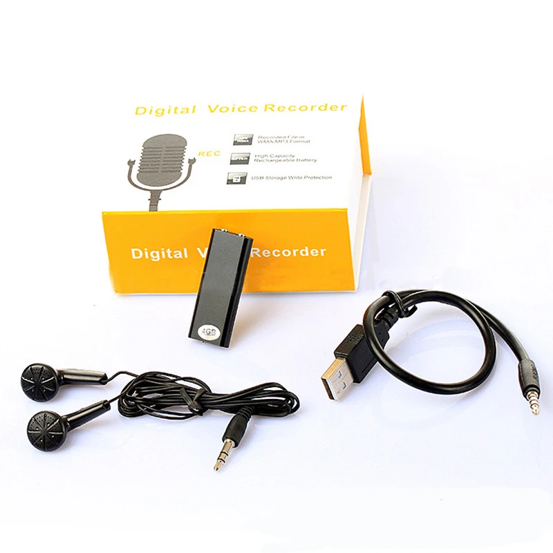 Global Smallest 8GB/16GB Professional Voice Recorder Digital Audio Mini Dictaphone +MP3 Player +USB Flash Drive gravador de voz |