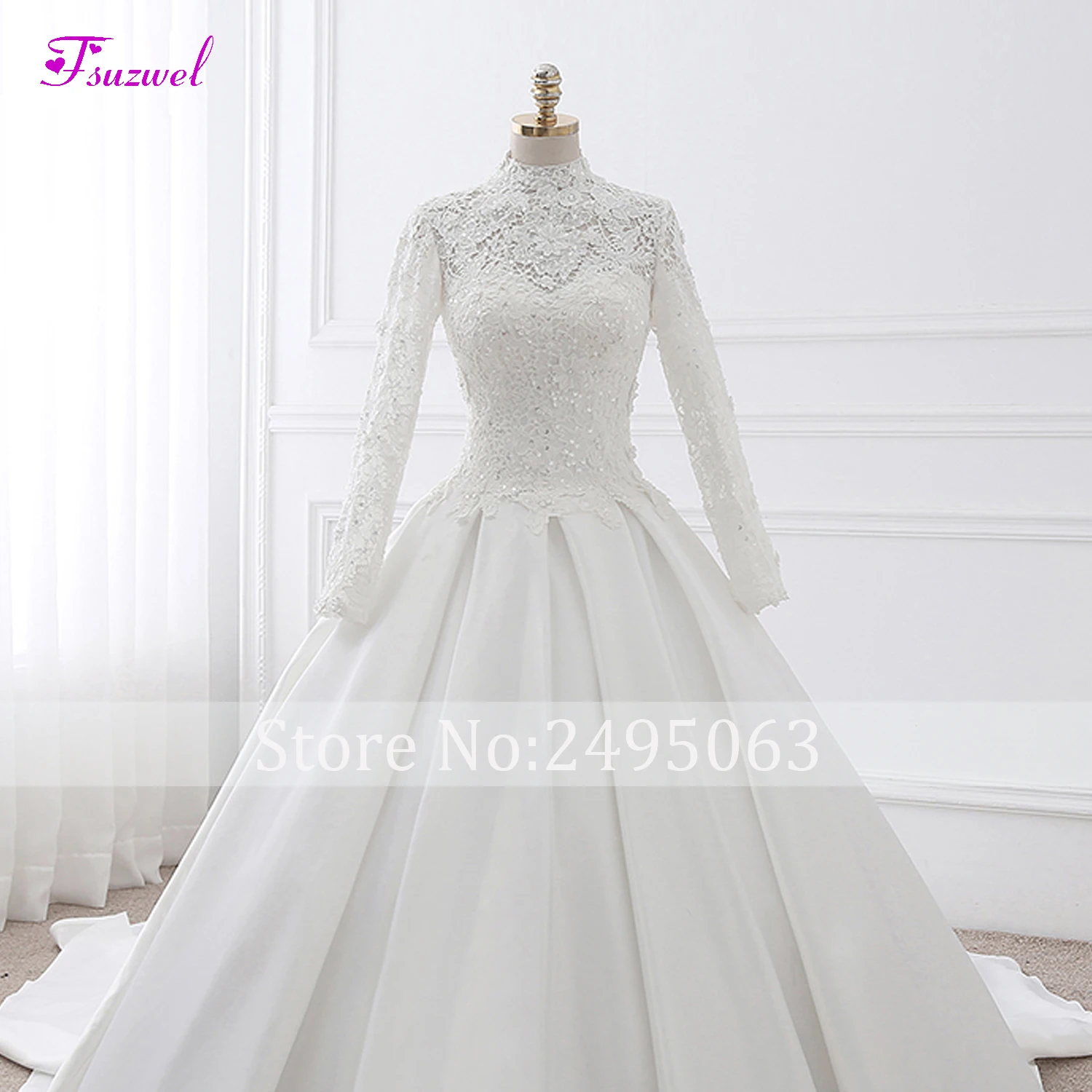 Fmogl Vestido de Noiva винтажное свадебное платье трапециевидной формы с кружевной