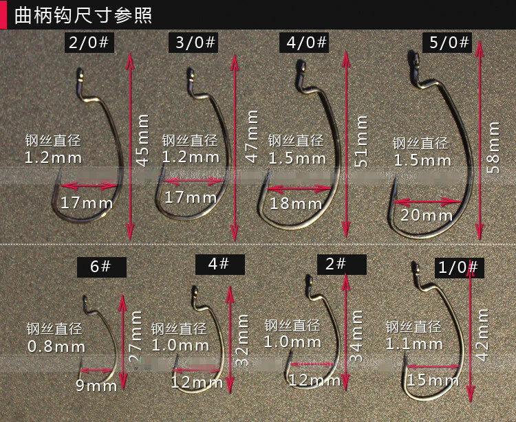 100PCS Fishing Offset Hook Black Worm Wide Gap Pike Perch Soft Lures 1#-5/0# Jig Fishhook Carbon Steel Sea Ice Raft All | Спорт и