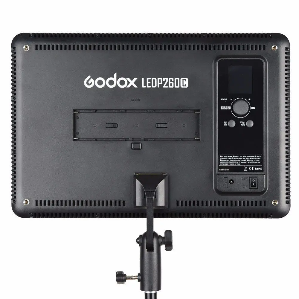 Godox LEDP260C с регулируемой яркостью 260 светодиодное Видео Освещение цветовой