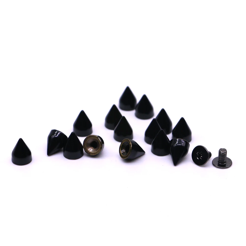 20 компл./упак. одежда винтовые заклепки Шпильки белый розовый черный золотой