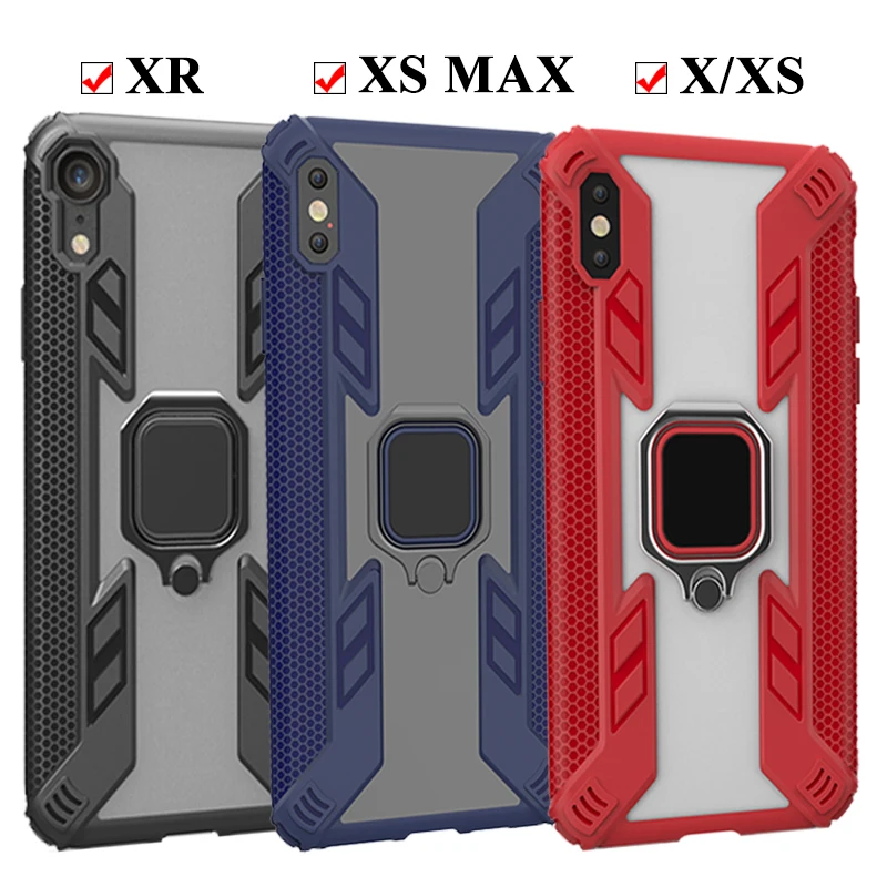 Бронированный чехол для Apple iPhone XS XR 10 X R MAX iphne XMAX XSMAX 10R 10S Адсорбция подставка Aphone RX