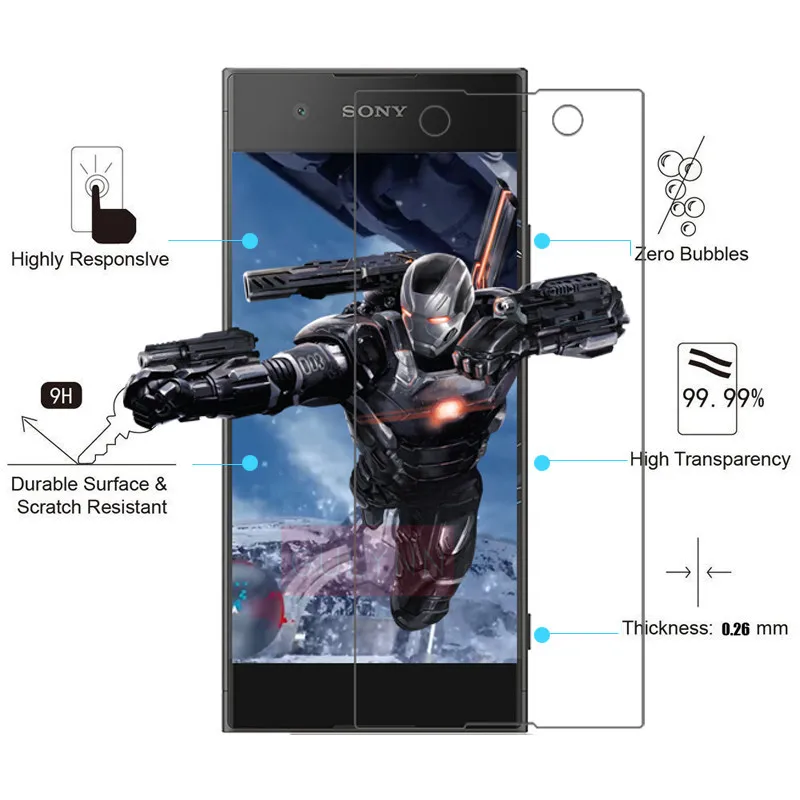 Закаленное стекло премиум-класса для Sony Xperia XA XA2 XA1 ULTRA XZ2 X compact Z1 Z2 Z3 Z4 Z5 M5 2.5D 0 26 мм 9H |