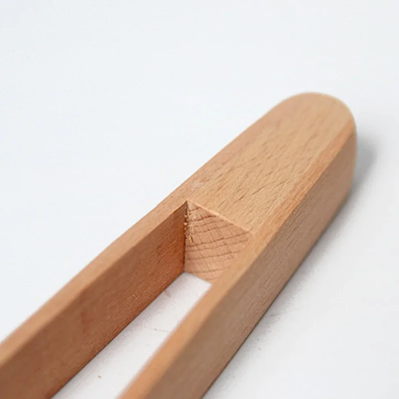 1 шт. инструмент для барбекю из Букового дерева зажим пищевой щипцы льда хлеба