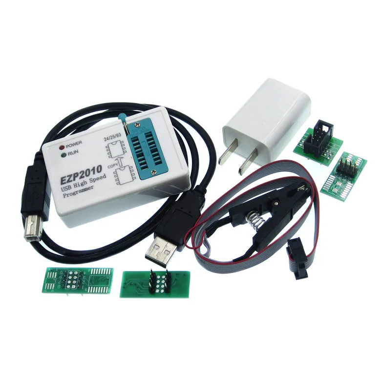 1 комплект EZP2010 Высокоскоростной USB SPI программа+ зажим для проверки ИС разъем - Цвет: 3