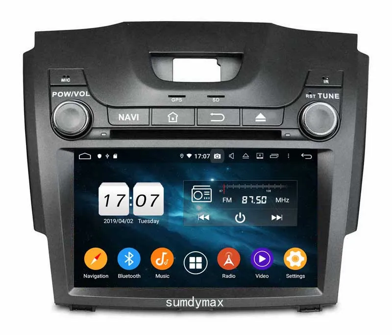 Автомобильный dvd мультимедийный плеер TDA 7851 DSP android 9 0 для chevrolet Holden S10 trailblazer