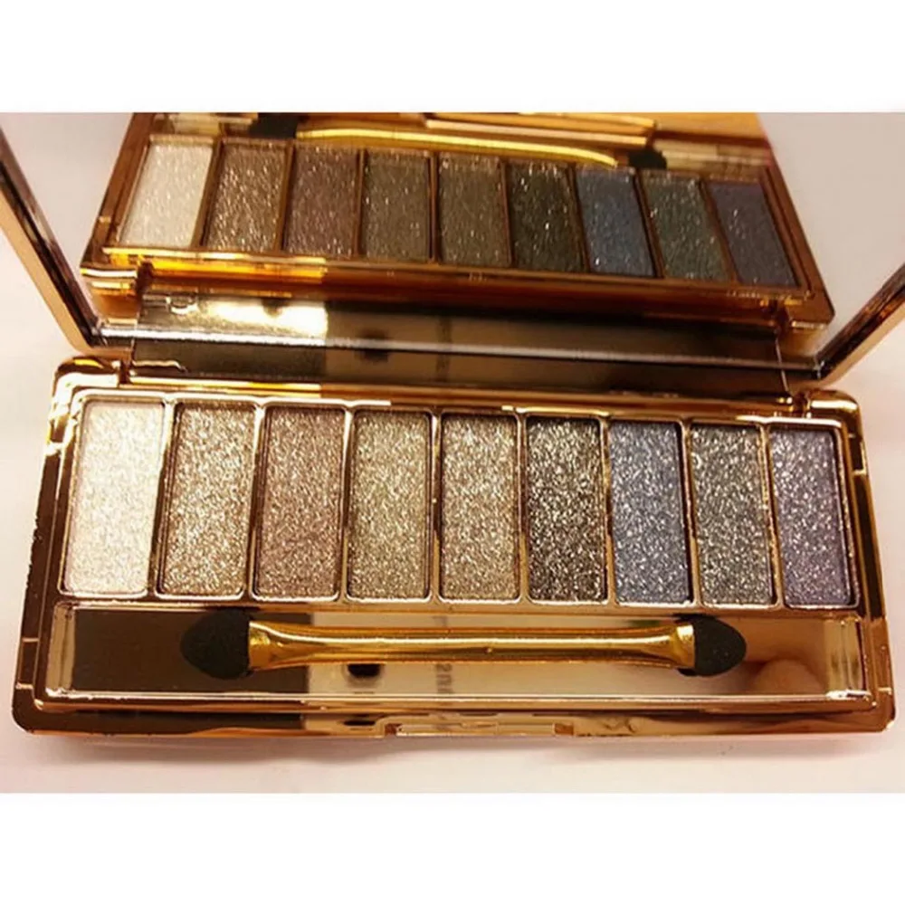 2019 Fashion eyeshadow palette 9 colors matte Shining club party glitter eye shadow nude makeup set Cosmetics |