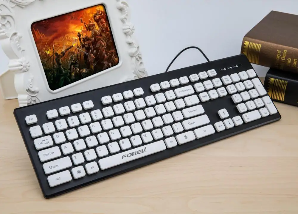 Прямая с фабрики MK3 проводная USB ультра-тонкая шоколадная клавиатура бизнес офисная настольная клавиатура для ноутбука