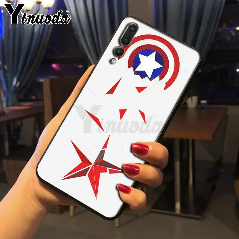 Чехол для телефона Yinuoda Captain America Civil War Soldier Huawei P20pro mate10lite p9 p10plus honor 8x 7A nova3i funda |