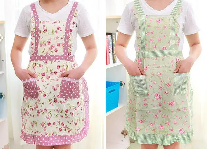 1 шт./партия фартук для женщин ресторана дома и кухни карманный Кружевной Фартук с