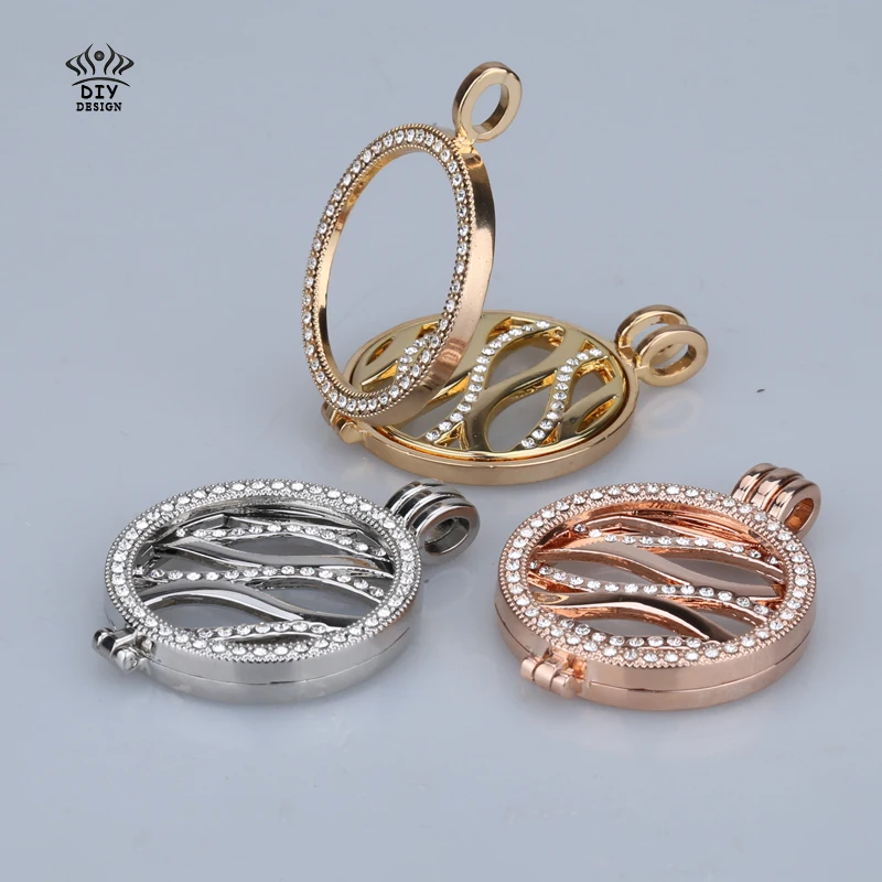 Мой 33 мм ожерелья подвески в виде монет из чистого золота розового цвета: