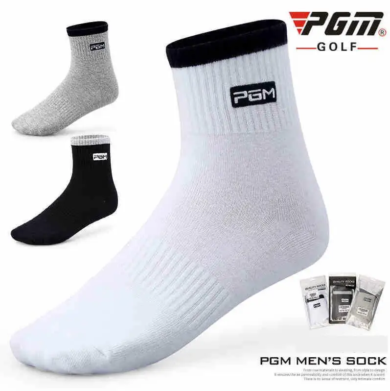 

PGM Гольфы мужские носки хлопковые спортивные носки все сезоны можно носить высокоэластичные дышащие поглощающие пот носки для мужчин
