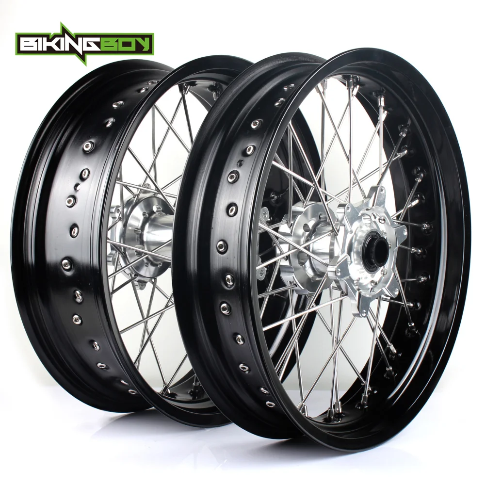 Колеса передние и задние колесные втулки BIKINGBOY 17 дюймов для KTM EXC-F 250 17-19 350 16-19 500 17-18