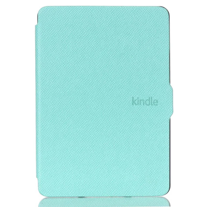 light blue Ультратонкий чехол для сна для Amazon Kindle paper белый 1 2 3 6 дюймов чехол для Kindle paper белый 1 2 3 чехол для планшета+ пленка+ ручка - Цвет: light blue