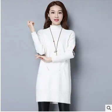 JQNZHNL2017Autumn зимние Большой ярдов Женская Одежда Свитер Dress Мода slim вязание Свитера