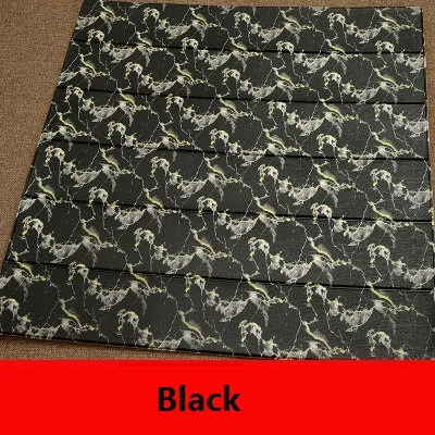 Black Горячая Распродажа, водостойкие 3D пенопластовые деревянные наклейки на стену, самоклеющиеся обои для спальни, гостиной, Ретро Декор для дома, настенные панели - Цвет: Black