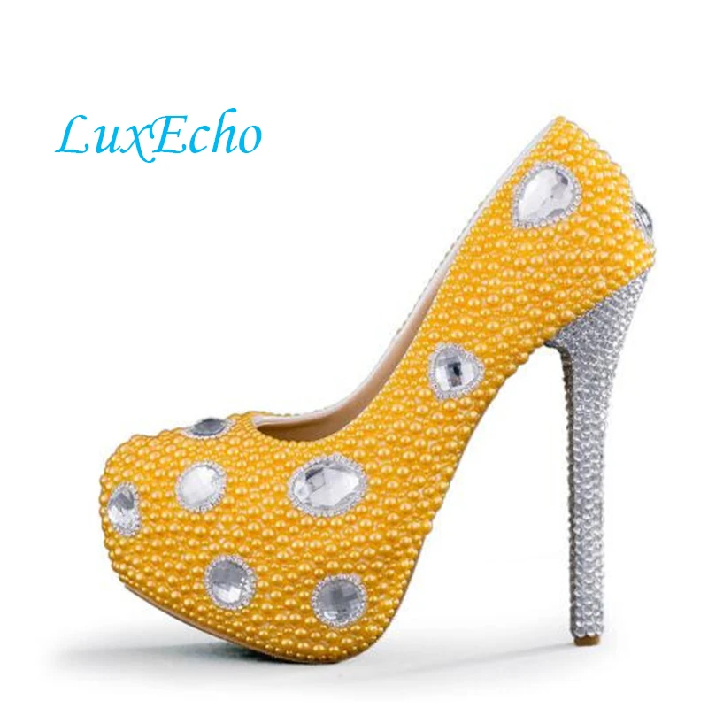 Женские свадебные туфли ручной работы лодочки больших размеров 34 43 с кристаллами