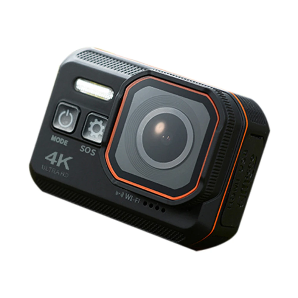 Многофункциональный 4K SOS WiFi фонарик WDR запись Водонепроницаемый Открытый Спорт Vlog Автомобильный видеорегистратор HD камера стиль камеры