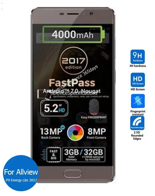 Для Allview P9 Energy Mini P6 LITE P7LIFE PLUS защита для экрана из закаленного стекла защитная