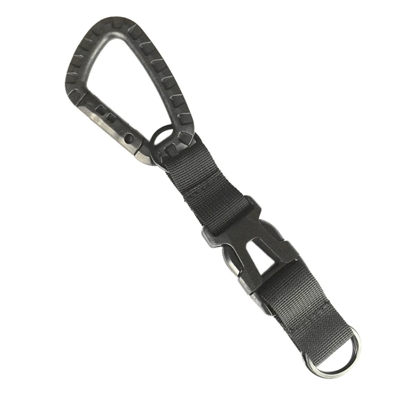 

Outdoor Carabiner Waist Belt Clip Waterproof 360 Degree Rotatable Double Hanging Hooks Holder Key Chain