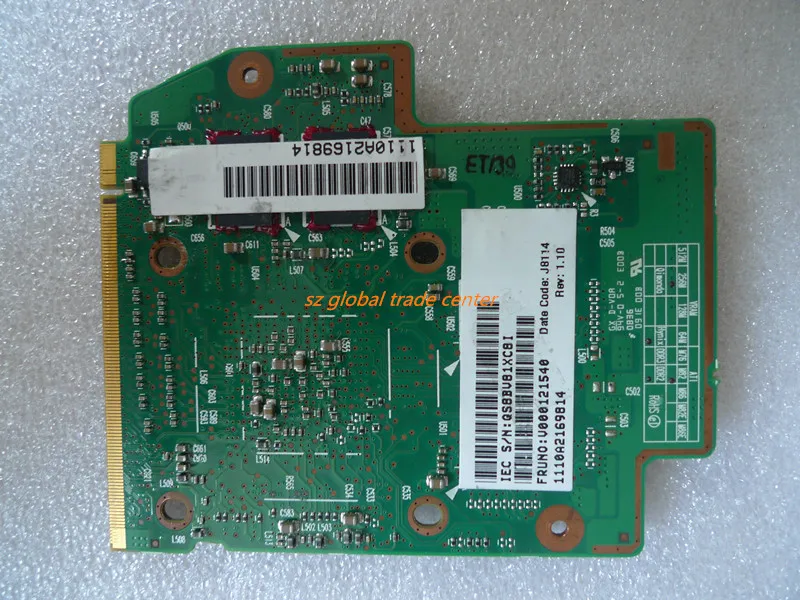 Графическая карта для видеокарты Toshiba A300 A305 V000121540 PT10S 6050A2169801 VGAB DDR2 A02|card card|card videocard